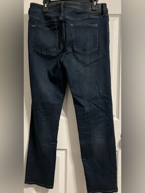 EXPRESS Men's Dark Blue Straight-Leg Jeans